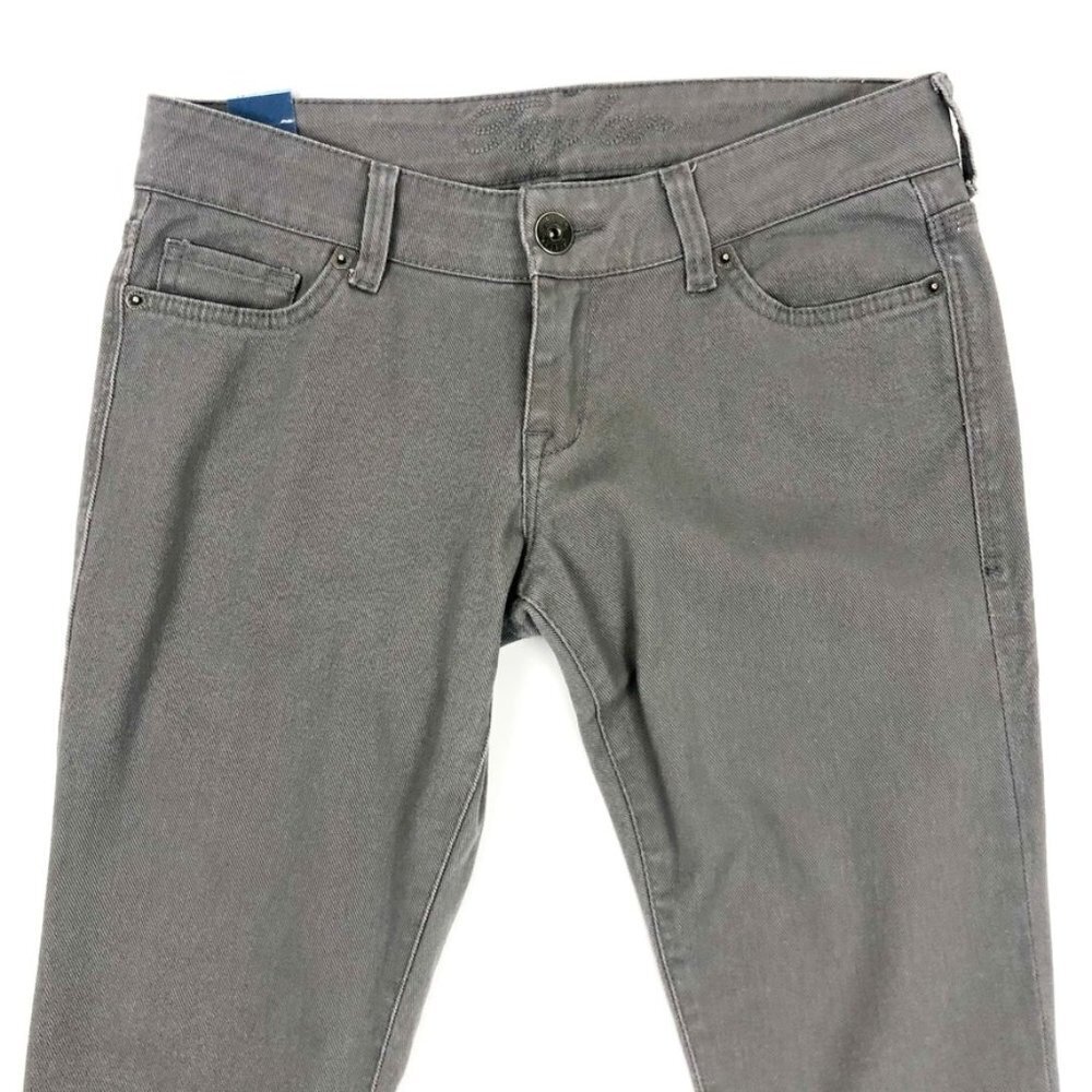 NEW dELiA's Jeans Taylor Low-Rise Super Skinny Fit Women's Size 9/10 Tall Grey